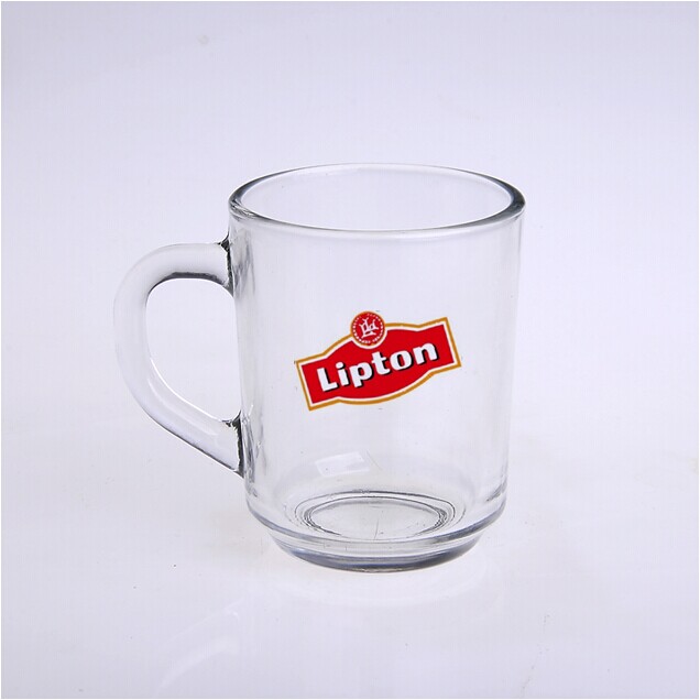 Glasbierkrug für Lipton