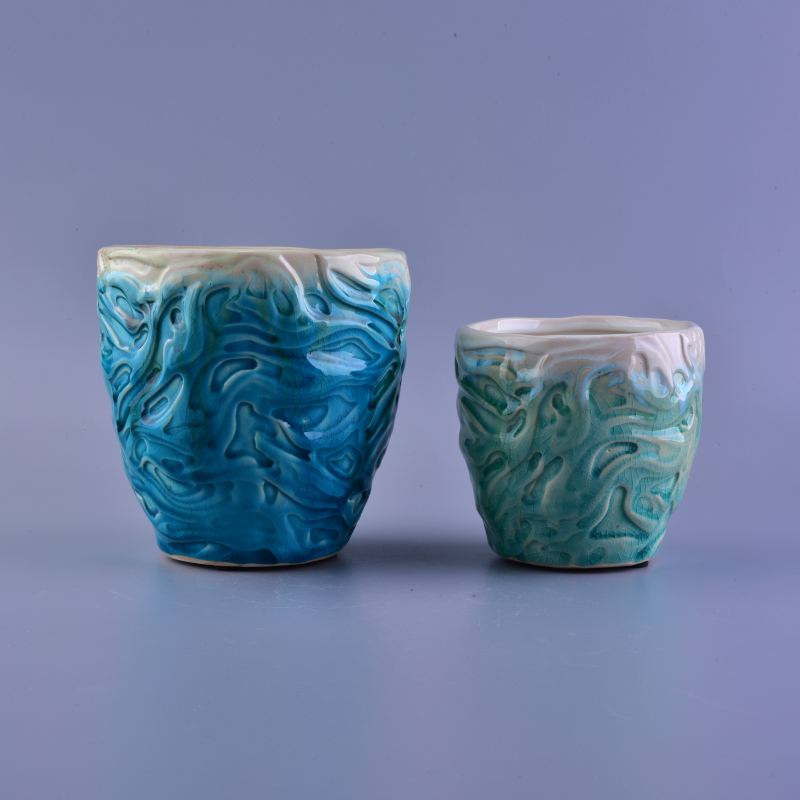 Hand Made piękne dekoracyjne ceramiczne Świeca Jars