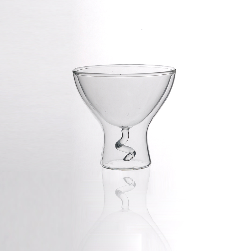 手工制作的双壁茶杯子高硼硅玻璃咖啡杯