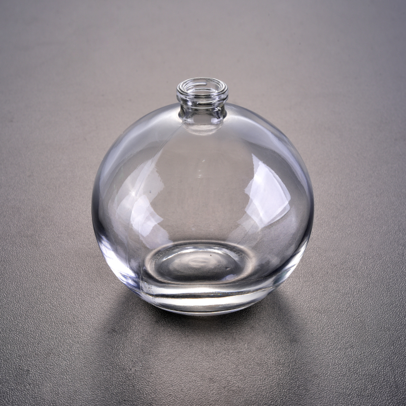 High-End Luxurious Transparent 3.5oz 108ml Glass Perfume Bottle with Sprayer