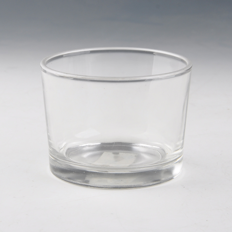 190 ml vaso de vidrio claro