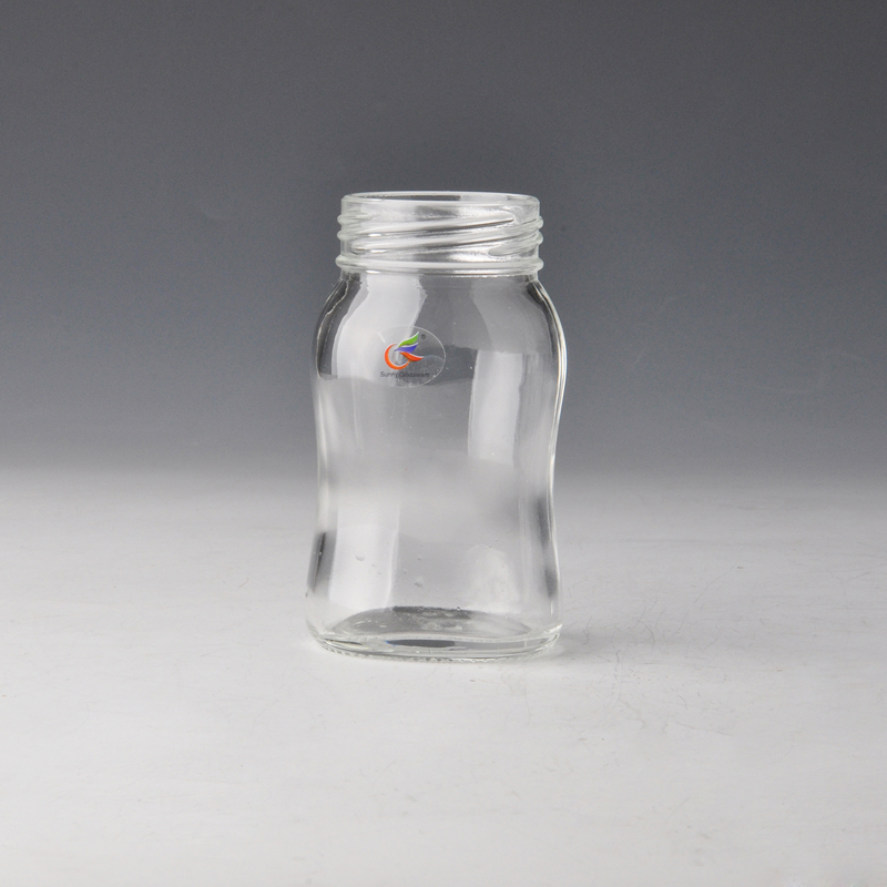 Alta calidad botella de leche de vidrio recipiente de alimentación
