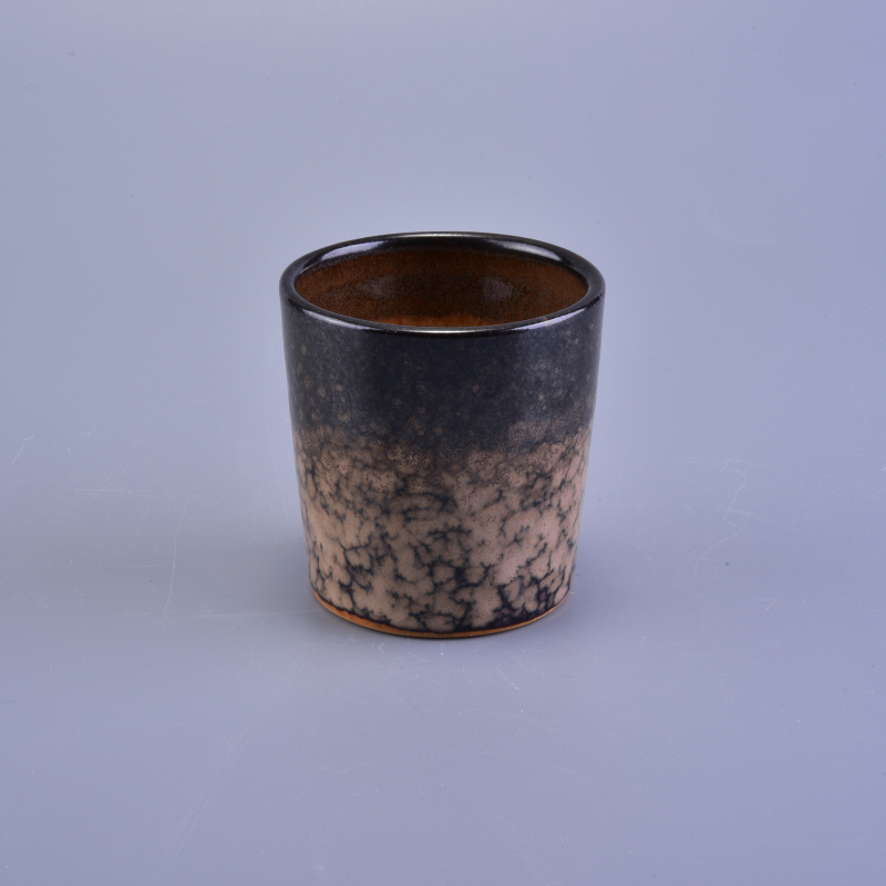 High quality tall ceramic glaze candle holder