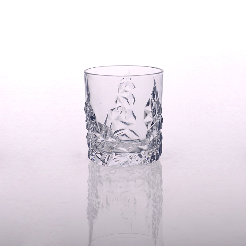 Höhe Qualität geprägte Muster Whisky Glas Trinkglas