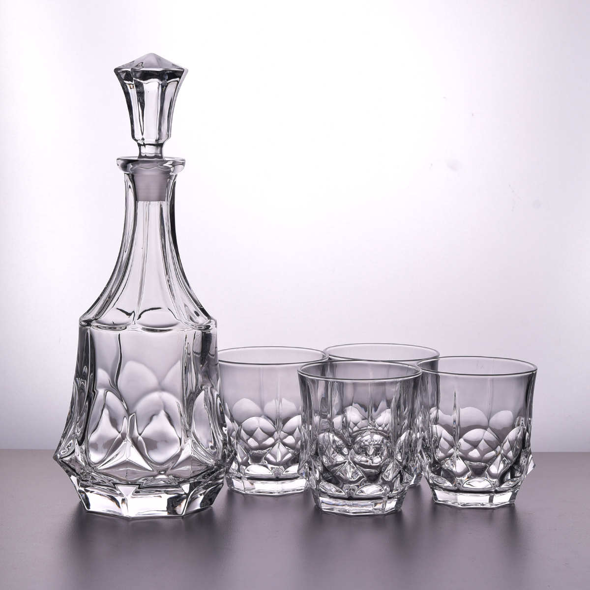 Hot Popular Crystal Glass Whisky Decanter Sets