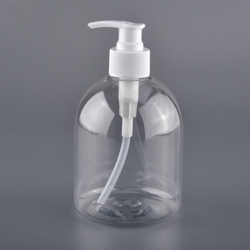 Venta caliente 500 ml botellas de plástico para desinfectante de manos jabón de manos
