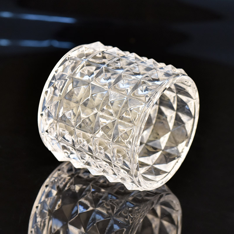Vente chaude cristal bocal en verre pour la fabrication de bougies