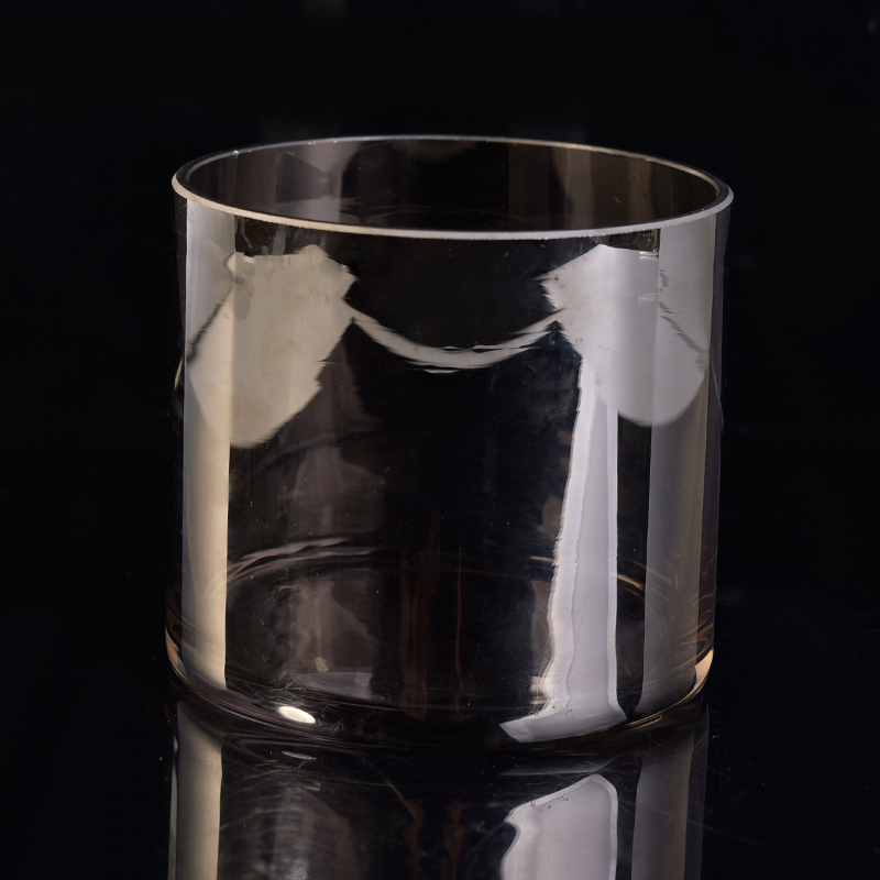 Ion plating Silber Glas Kerze Halter