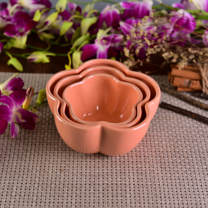 Iridescent szklenie kolorowy kwiat ceramicznych świec jar