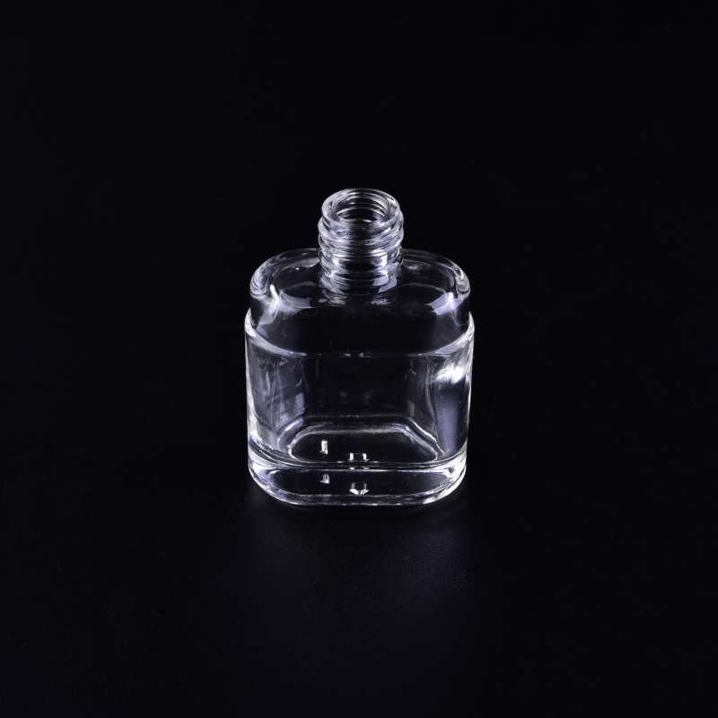 Kleine Kapazität 10ml transparente nachfüllbare Glasflasche für Medikamente Öl oder Parfüm