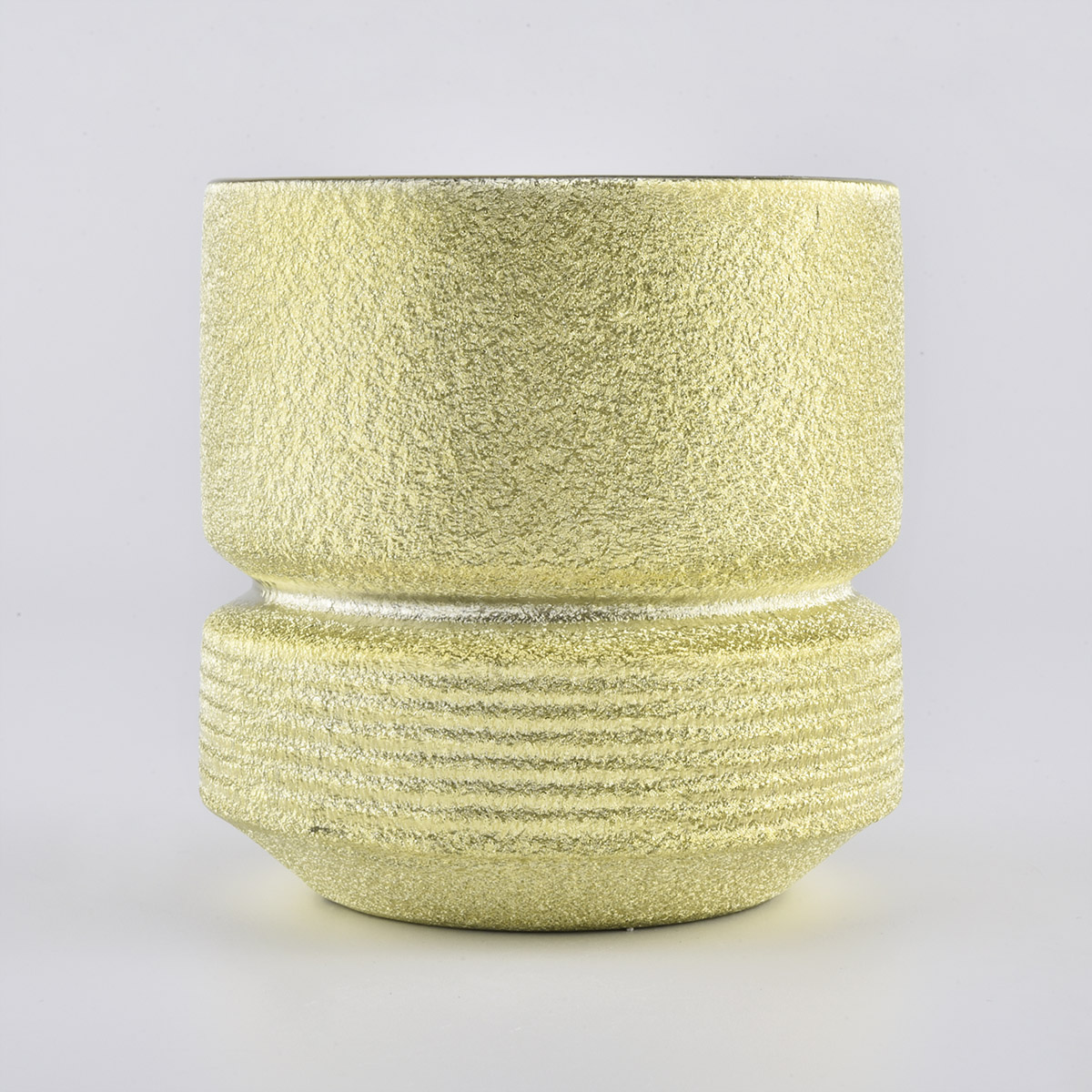 Złoty luksusowy ceramiczny świecznik Jarsl do dekoracji wnętrz