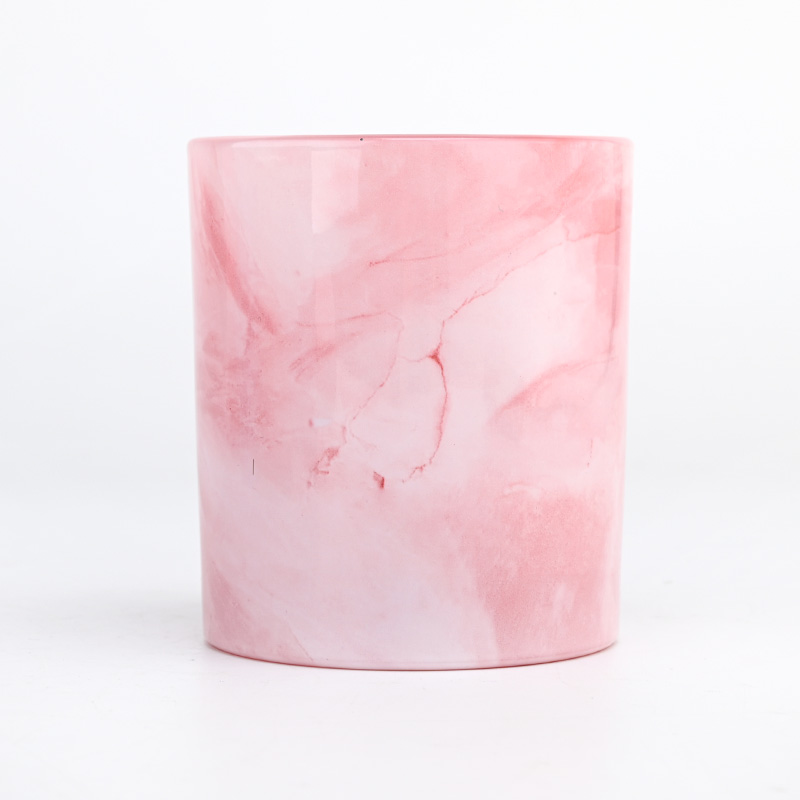 Luksusowy design szklany świeca słoik kolorowy pojemnik na świeca szklany hurt hurtowy