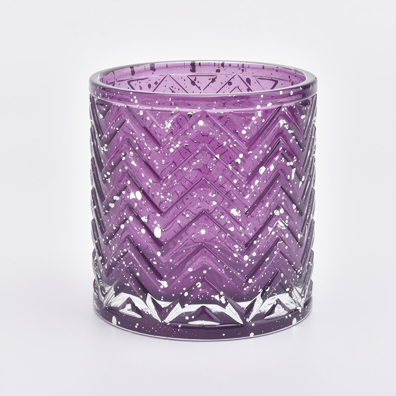 Luxury Geo Cut Glass Candle Holder For Christmas