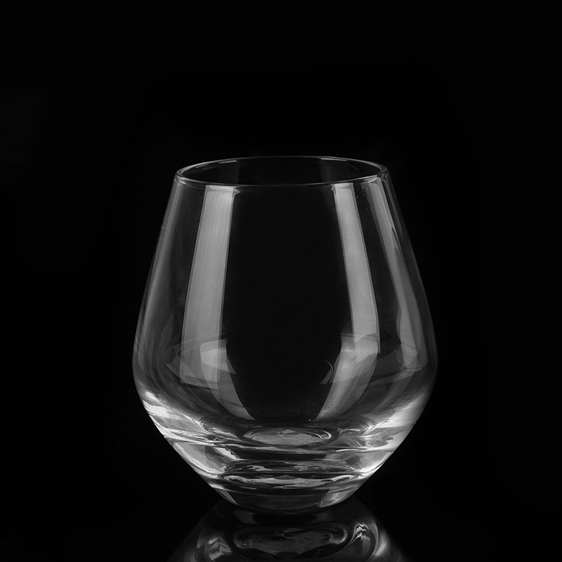 Luxury high quality stemless wine glass