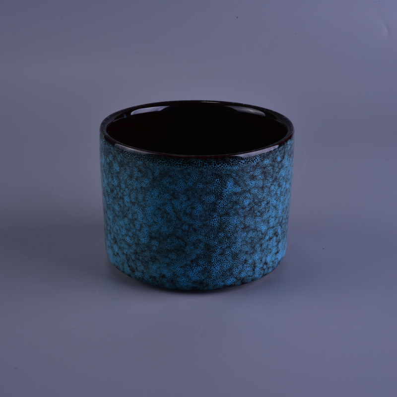 Luksusowa ozdoba transmutacja glazury ceramiczny świecznik