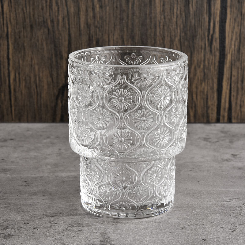 Luxo recém -200ml Flor Shape Glass Celle