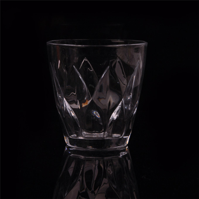 Máquina portavasos vaso vela hecha de vidrio