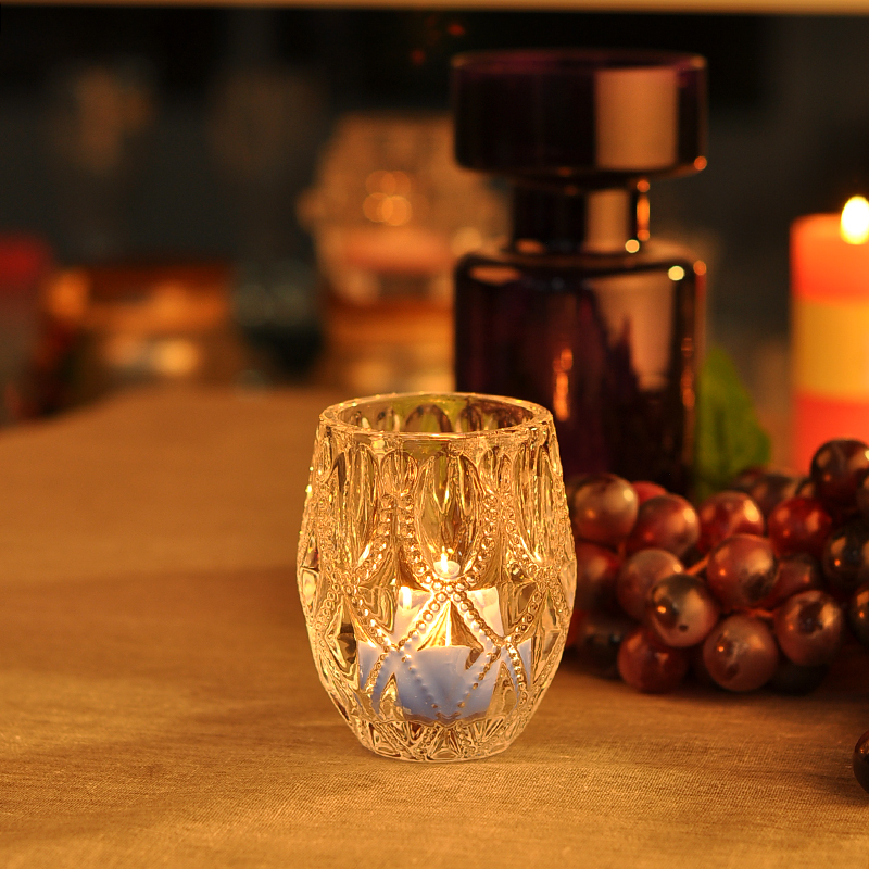 Pemegang kaca balang lilin borong dan bekas lilin panas jualan