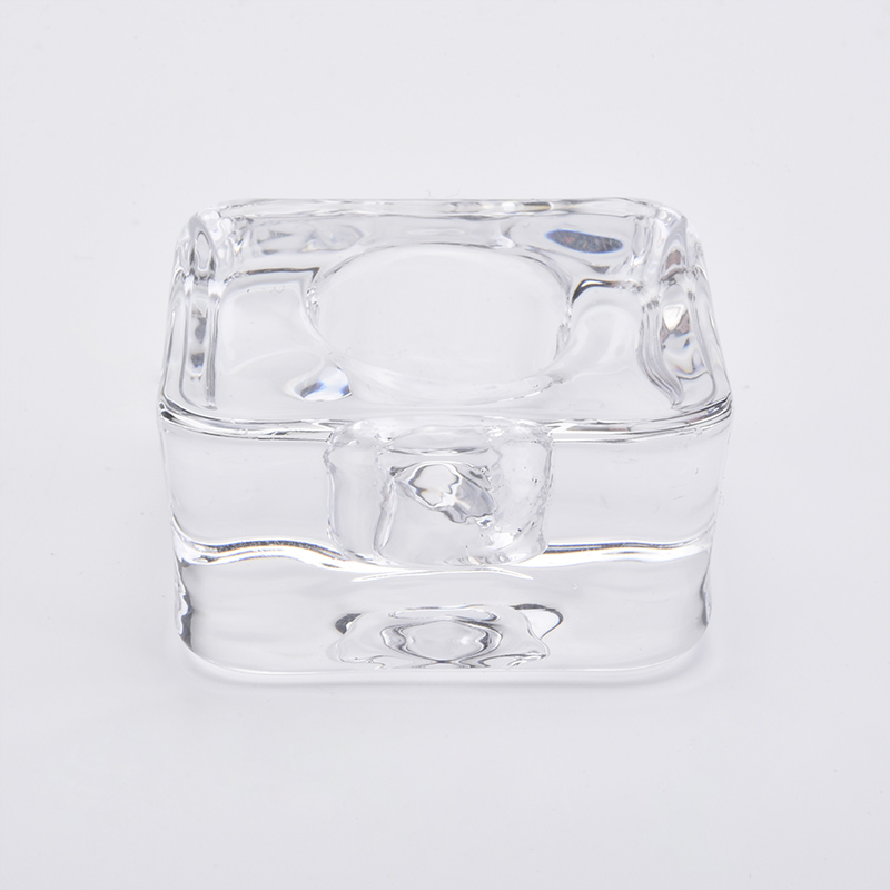 Mini frascos de vela de vidro de cristal Tealight