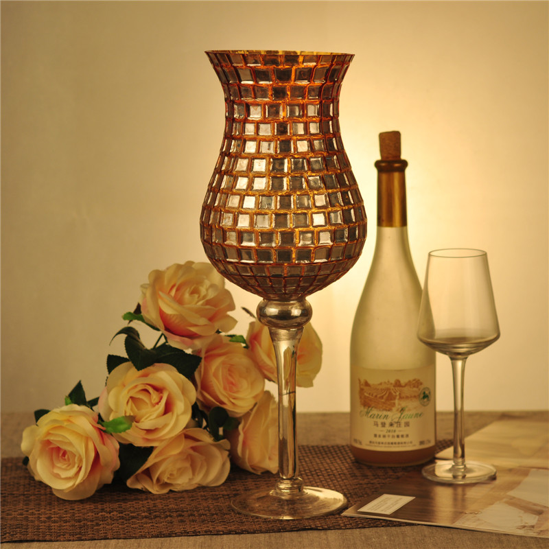 Titular Glass Mosaic Tea Candle Light