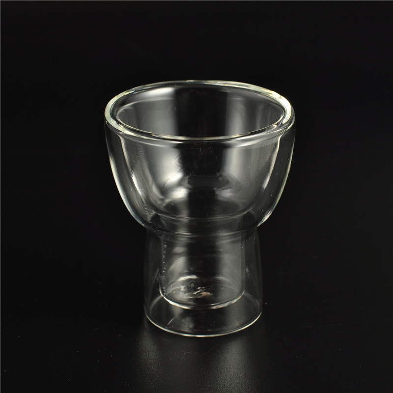 Mouth Blown Customized Borosilicate Double Wall Coffee Cup