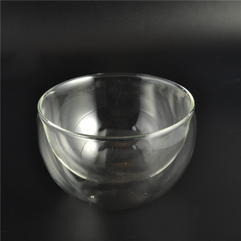 Mouth Blown Customized Borosilicate Double Wall beverage Cup
