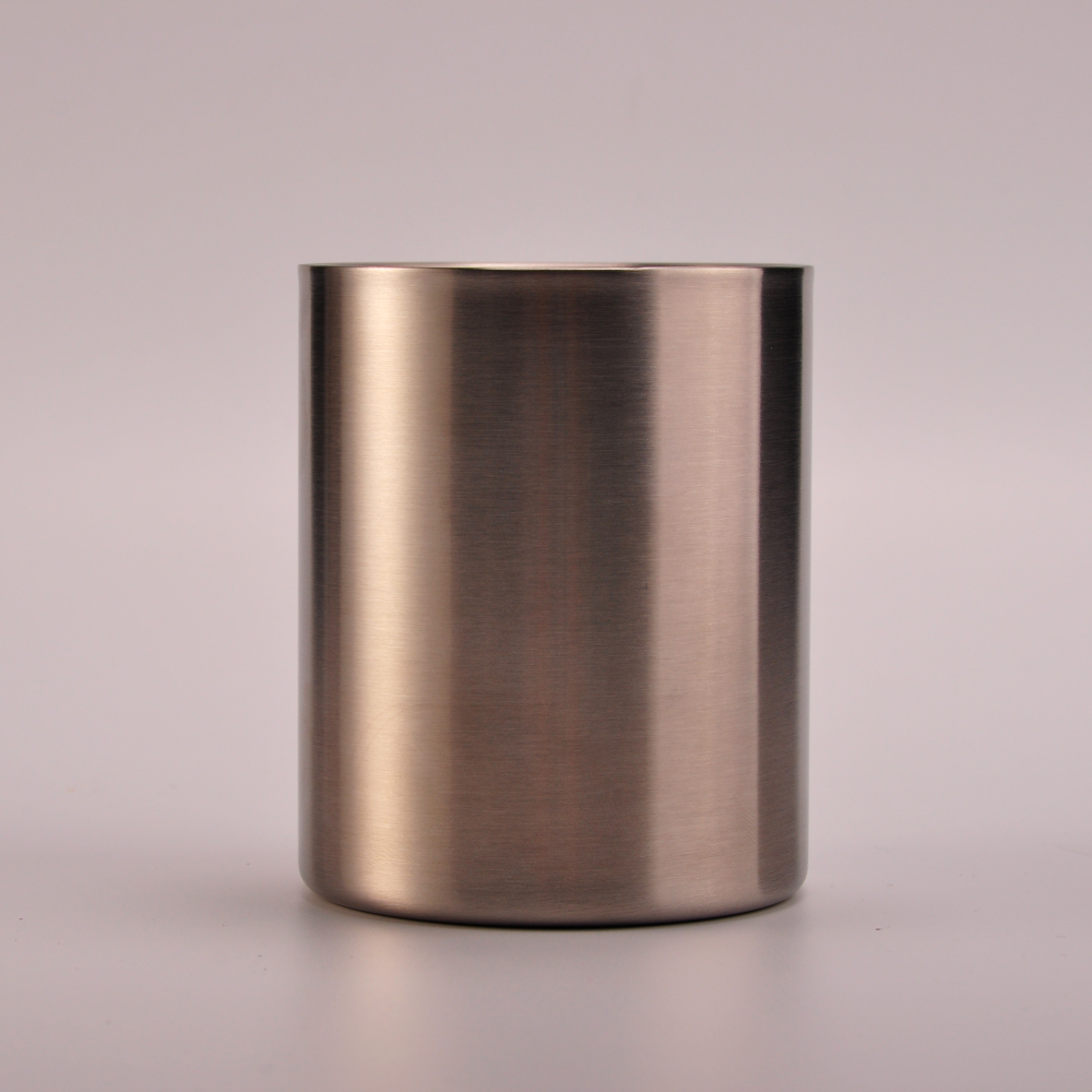新品304 材料不锈钢家居饰品蜡烛罐