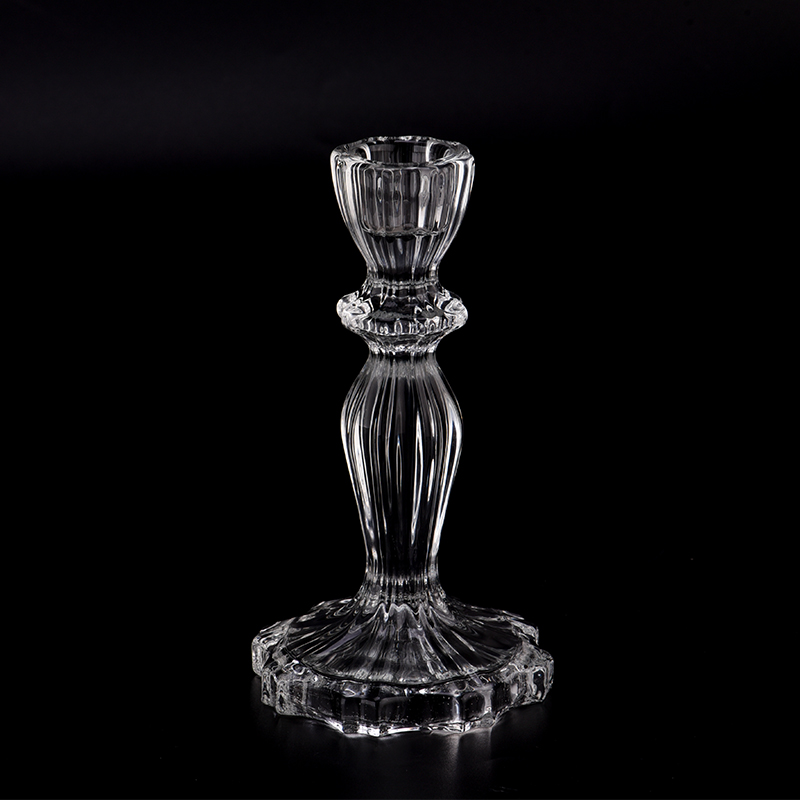 Nowy projekt szklany świecznik Glass Glass Candlestick do wystroju domu