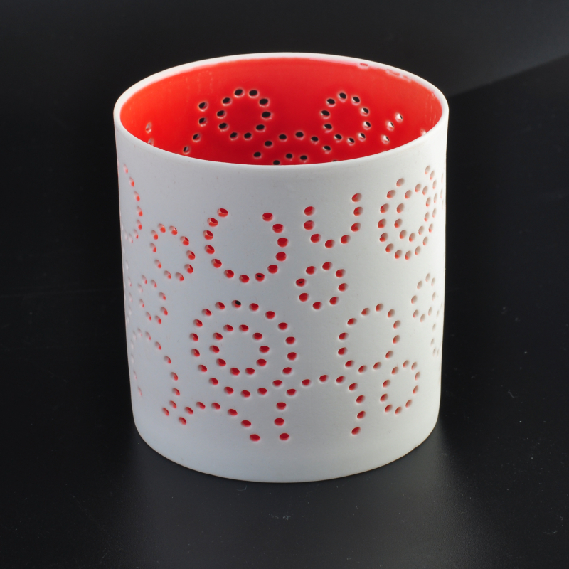 Novo suporte de vela cerâmica de decoração por atacado