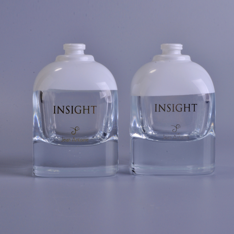 Neu ankommen schweres hochwertiges Glas Parfum Flasche mit maßgeschneiderten Logo