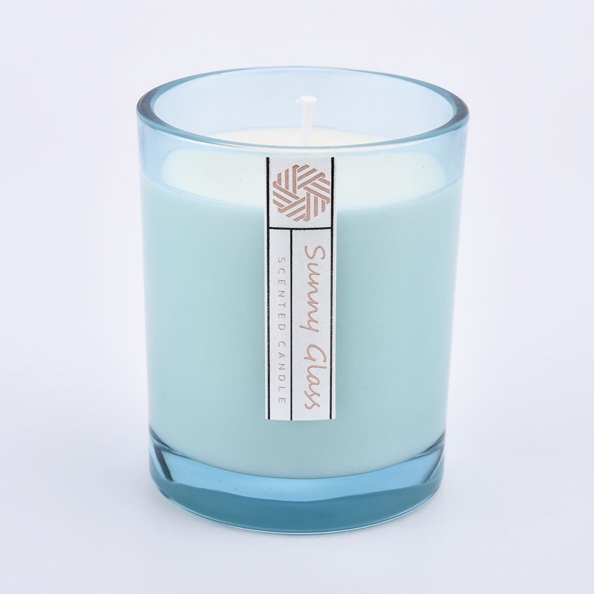 Newly design 300ml spray glass candle holder for wholesale