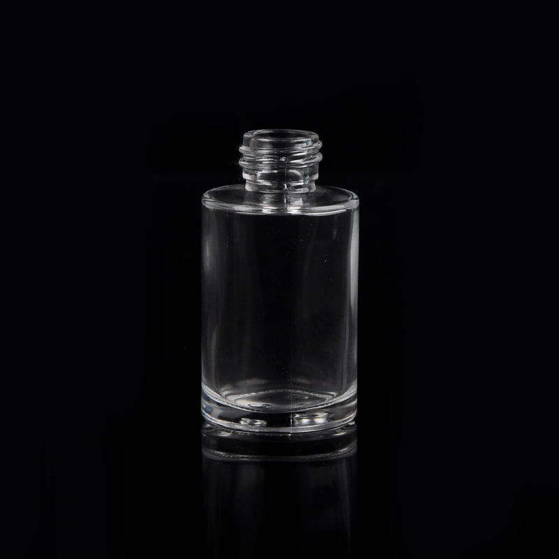 Popular clear glass perfume bottle