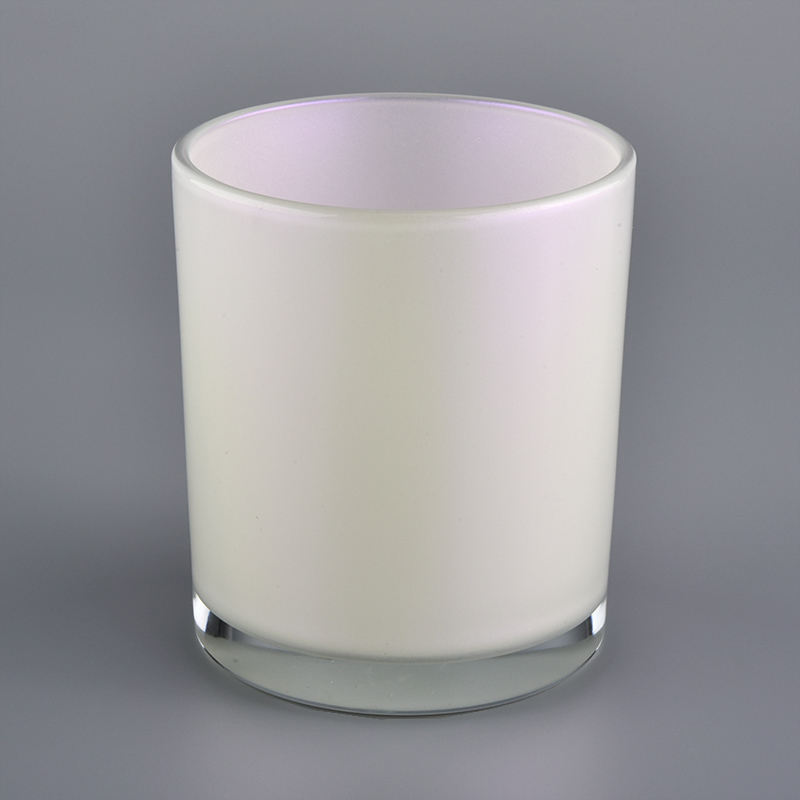 Kerzenhalter aus reinem Glas mit glänzender Farbe