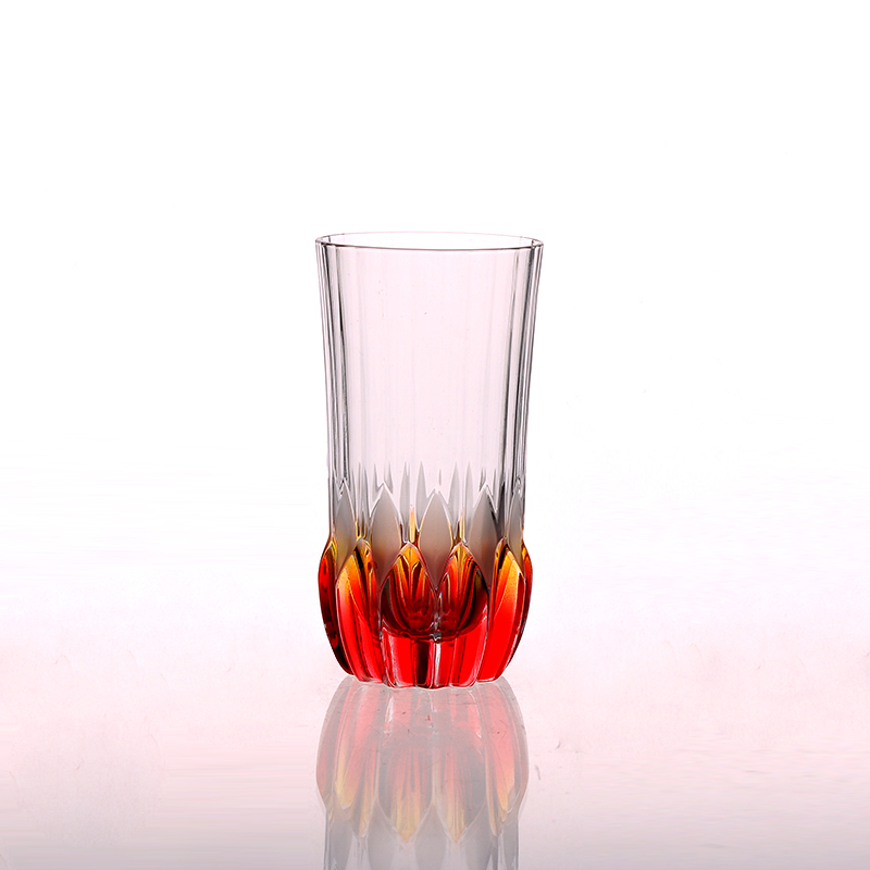 Round Bottom Spray Color Drinking Tumbler Shot Glass