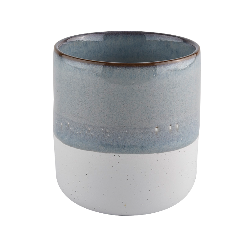 Sample Round Ceramic Candle jar Wholesale
