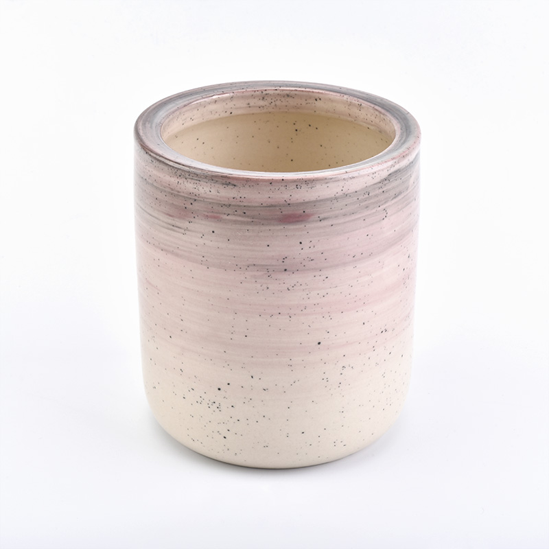 Cieniowany, szkliwiony ceramiczny dostawca świeczników 22 uncji