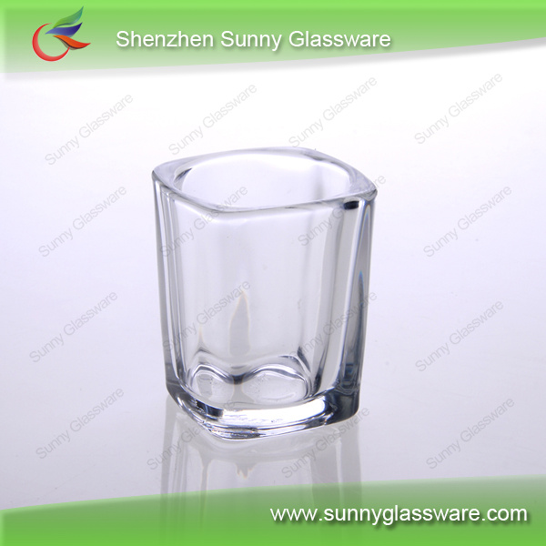 Shaped liqueur glass