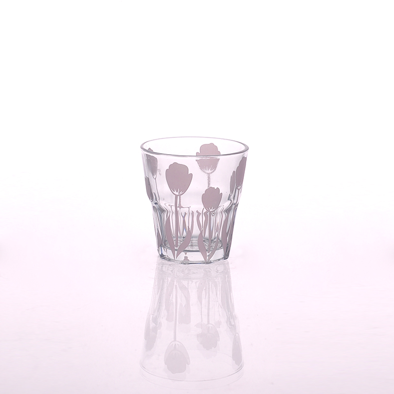 Shot glass with decal printing