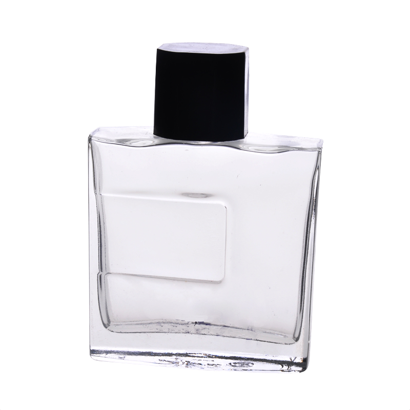 Simples clara frasco de perfume de vidro