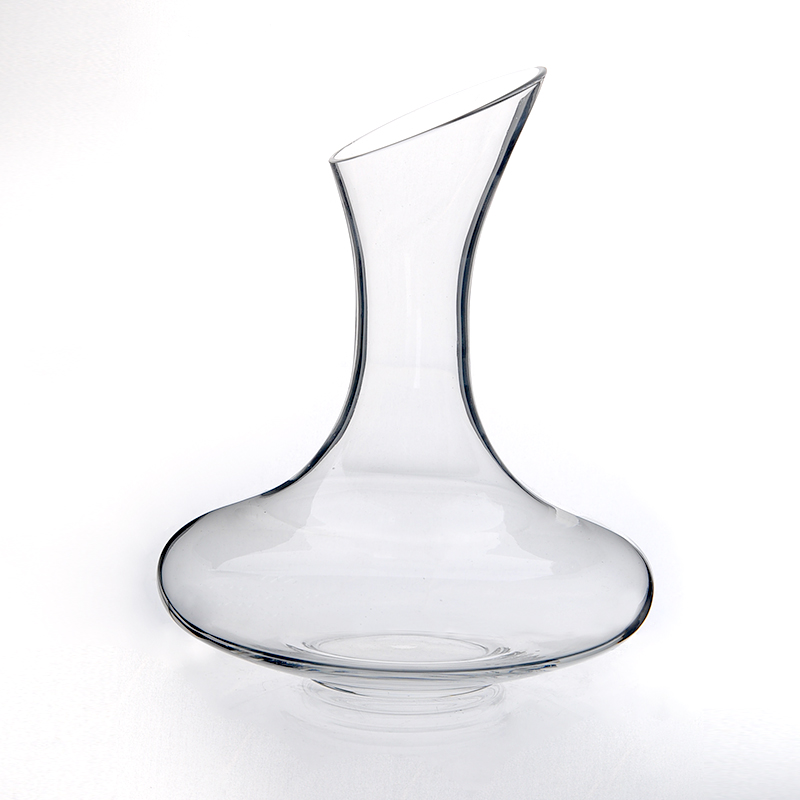 Special mouth glass wine decanter