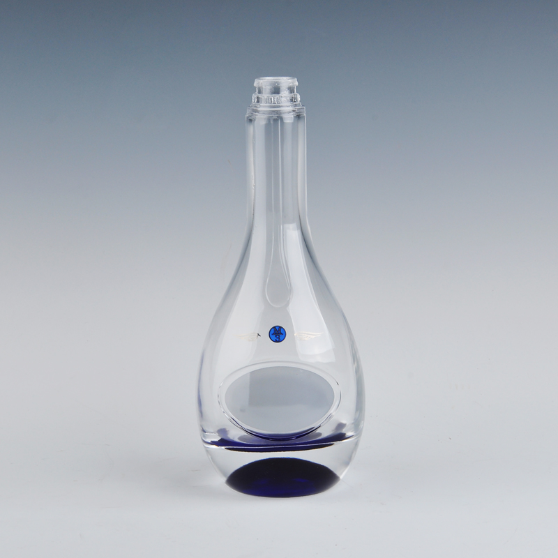 Spezielle Form Glas Weinflasche