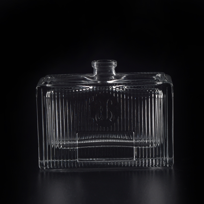 Square clear perfume bottles wholesale