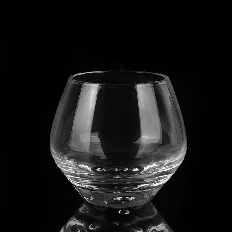 Copa de vino sin pie vino rojo de cristal de whisky de cristal