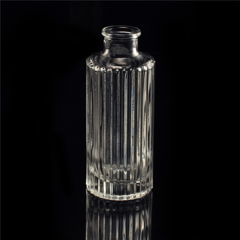 Botellas de vidrio de difusor de fragancia hogar de raya