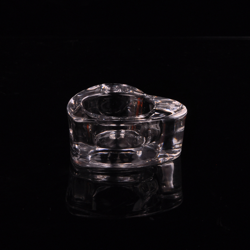 Tealight glass candle holder