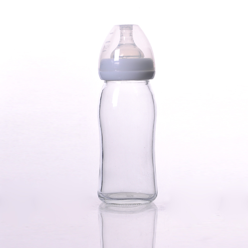 Tempered glass feeding bottle