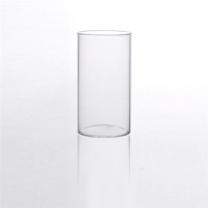 tazze di vetro singolo tubo a parete sottile