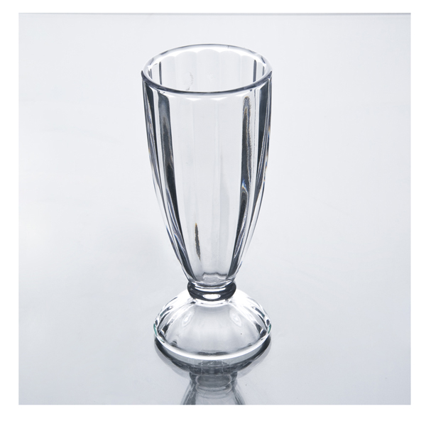 透明圆形玻璃冰激淋杯/点心杯