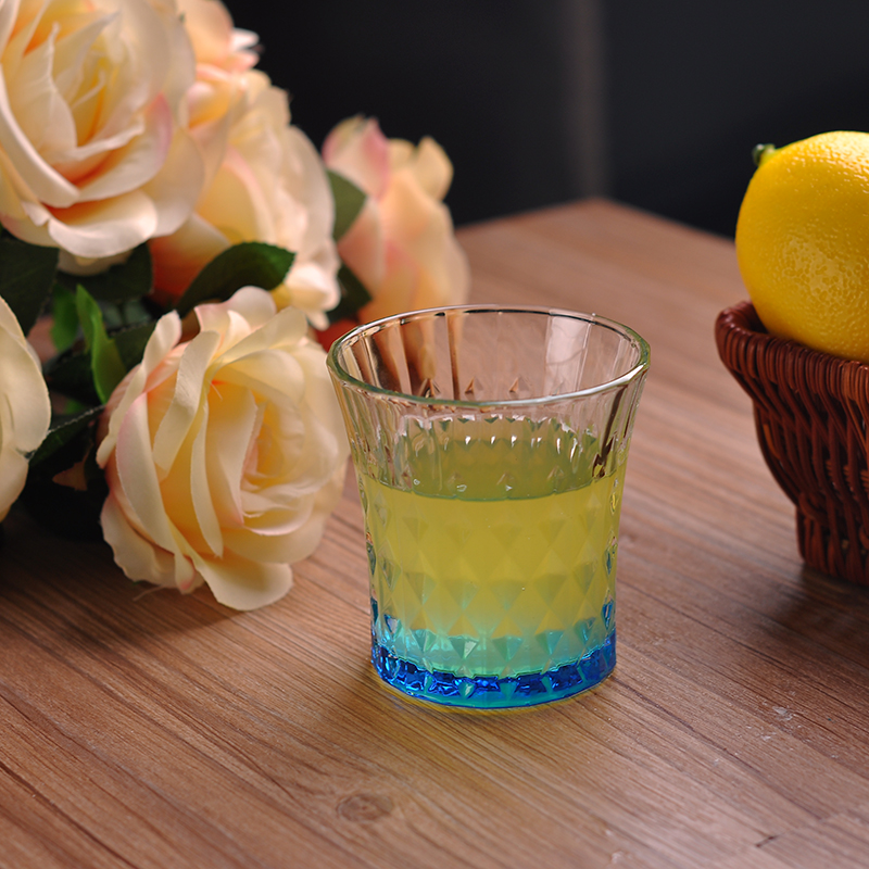 Уникальный голубой снизу виски стеклянная чашка