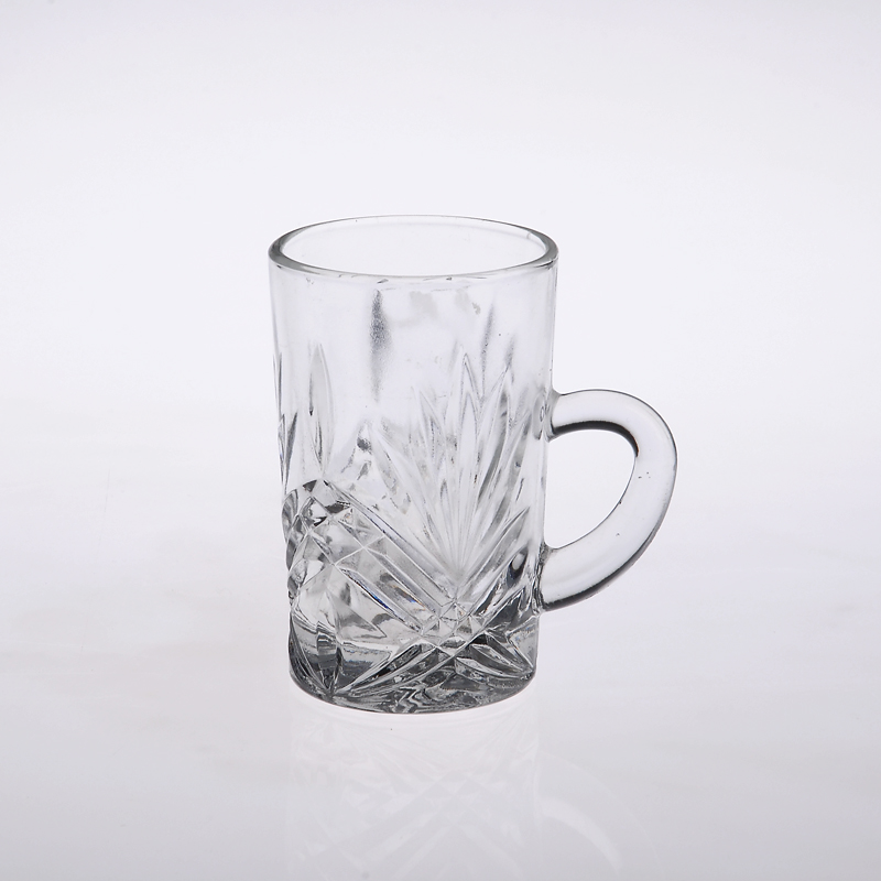 Unique clear drinking beer glass